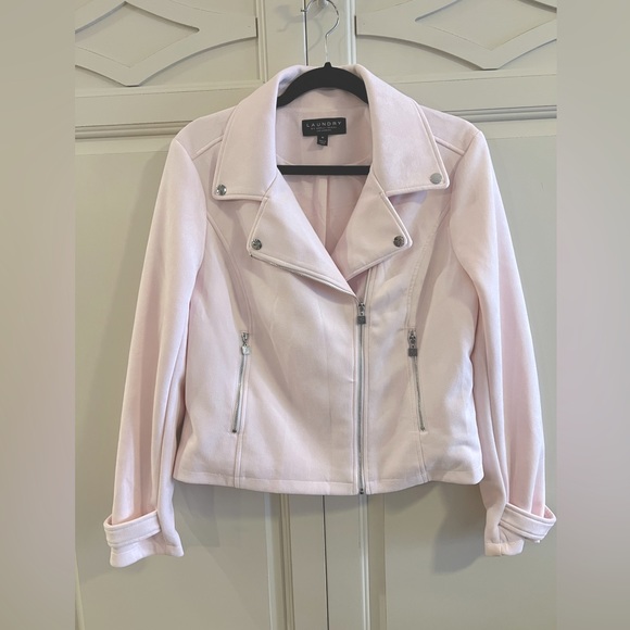 Laundry pink moto jacket - Picture 1 of 5